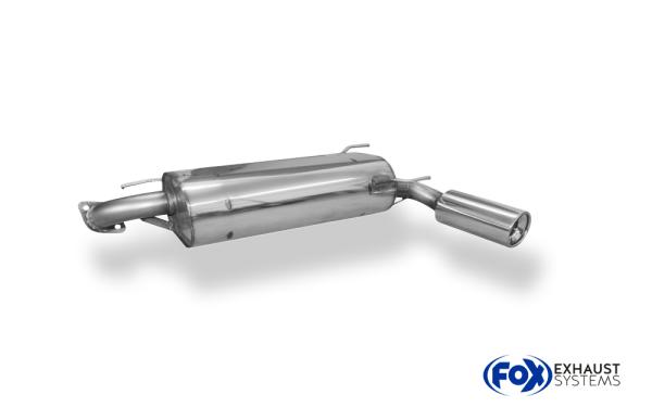 Endschalldämpfer - 1x90 Typ 13 passend für: Mazda MX5 NA
